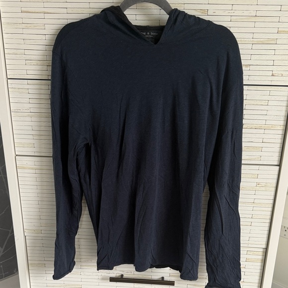 rag & bone Other - rag & bone Dark Blue Hoodie
